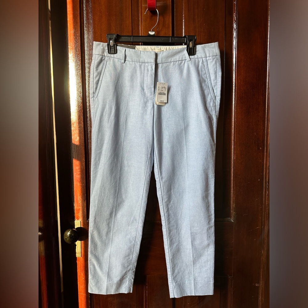 J Crew Skimmer Pants City Fit Light blue